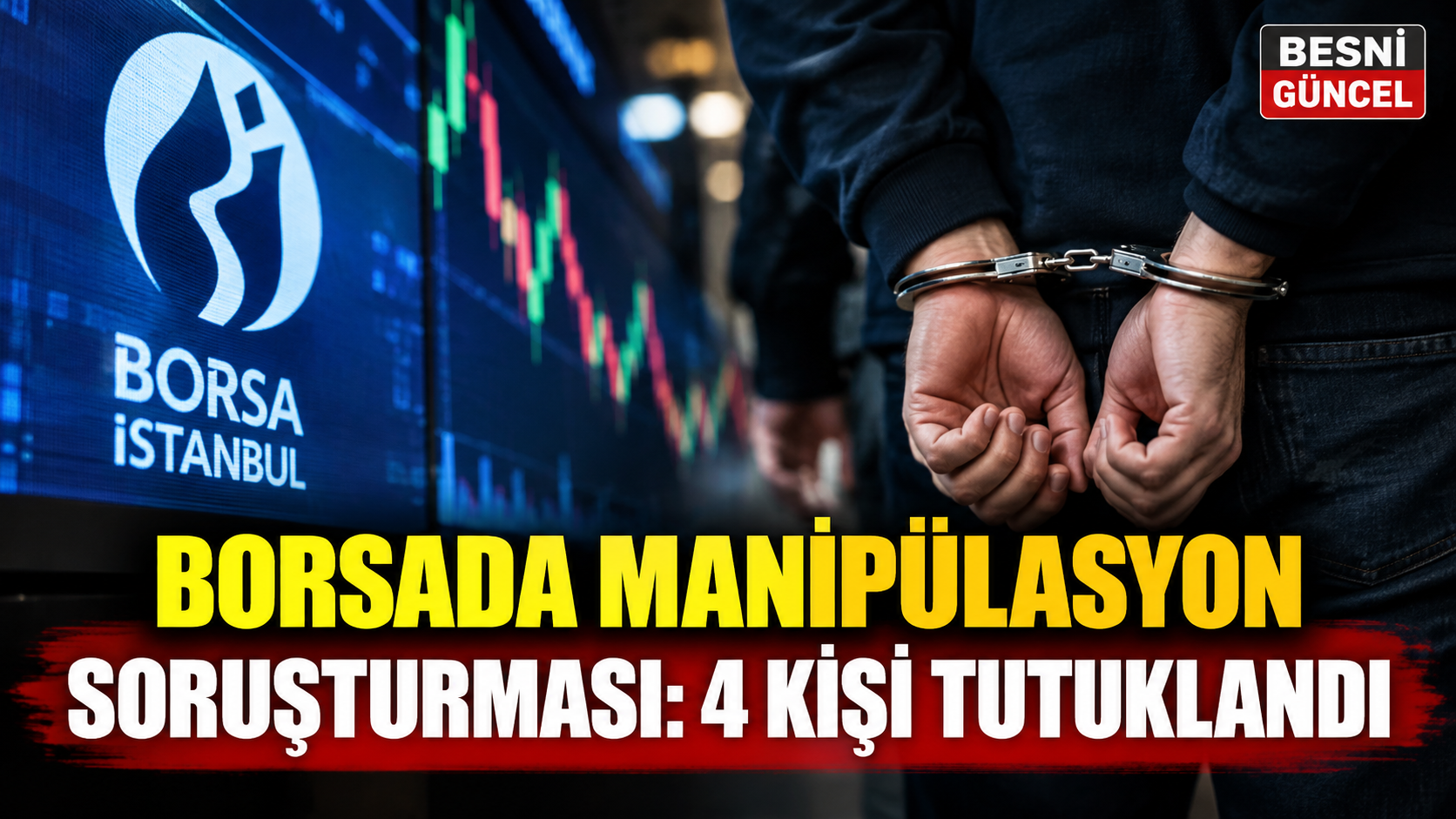 Borsada manipülasyon soruşturması: 4 kişi tutuklandı