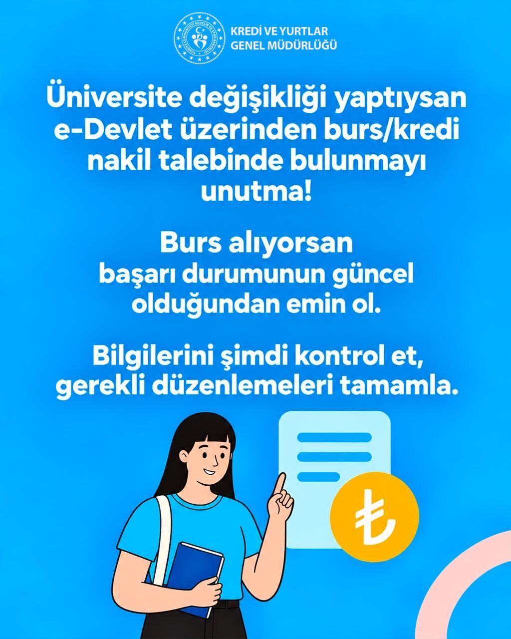 Burs Ve Öğrenim Kredisi Alan Öğrenciler Bilgilerini Kontrol Etmeli (1)-1