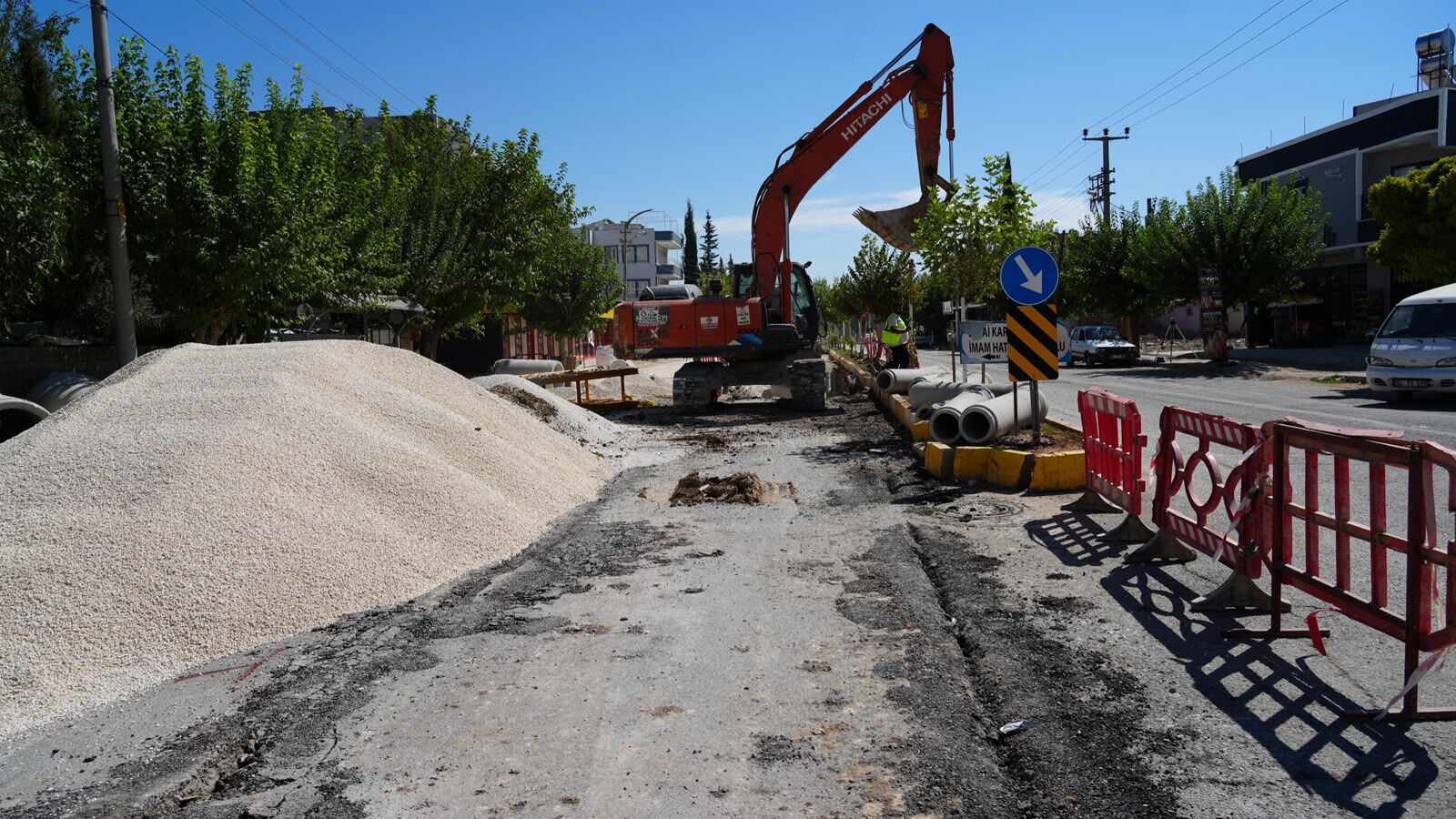 Eski̇ Samsat Caddesi̇ Adiyaman Kanali̇zasyon Asfalt (1)