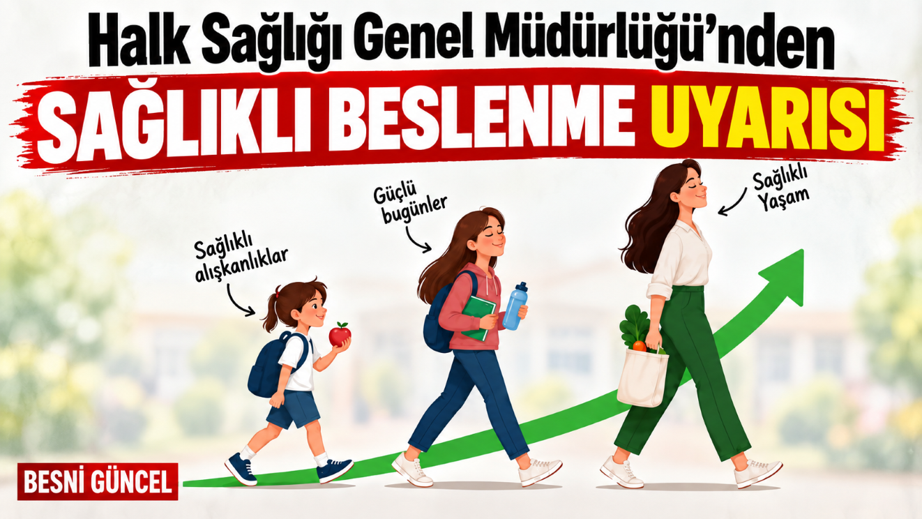 Halk Sağlığı Genel Müdürlüğü’nden Sağlıklı Beslenme Uyarısı