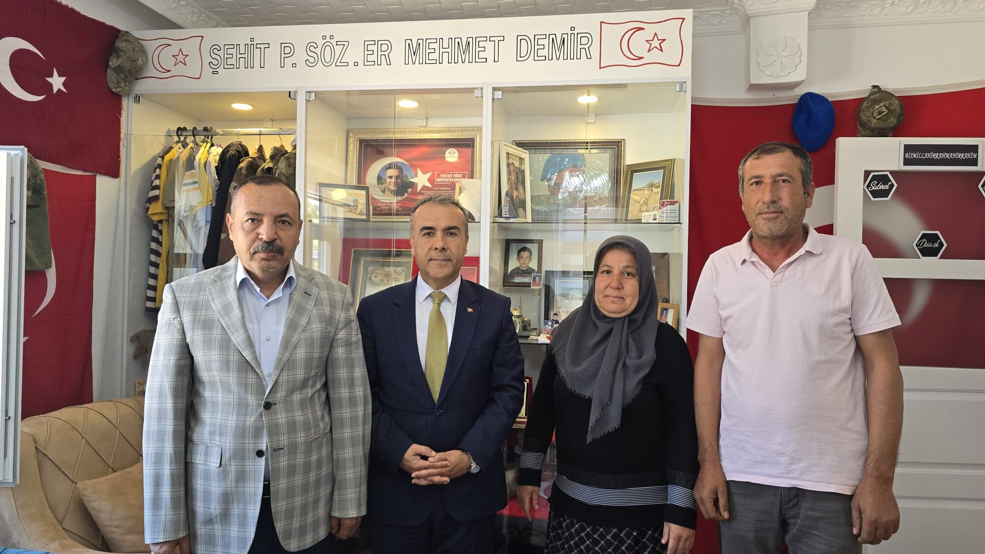 Mehmet Demirel, Şehit Enes Sarıaslan Ve Mehmet Demir’in Ailelerini Ziyaret Etti