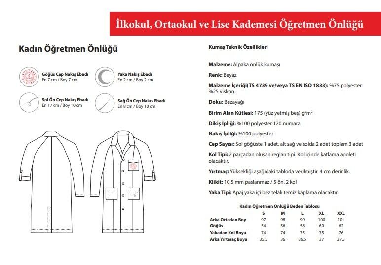 Öğretmen Önlüklerine Ülke Genelinde Standart Getirildi-1