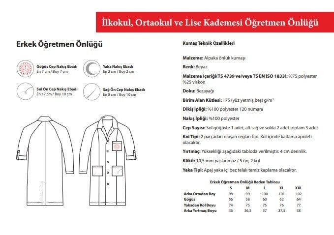 Öğretmen Önlüklerine Ülke Genelinde Standart Getirildi2