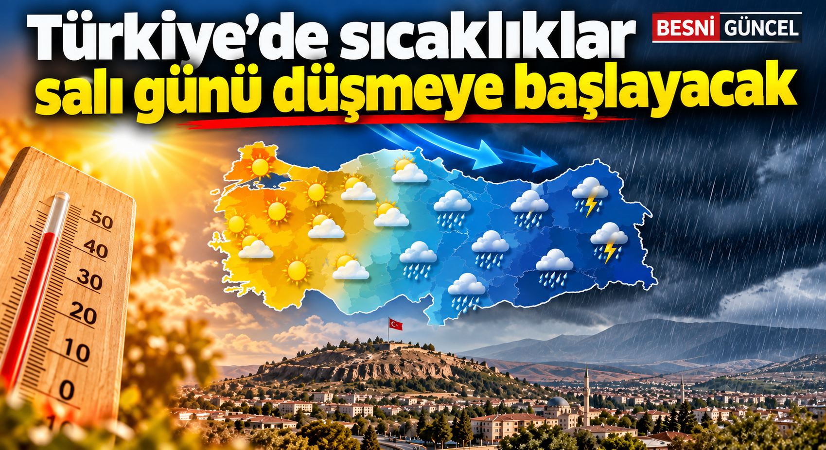 Meteoroloji açıkladı: Sıcaklıklar düşüyor