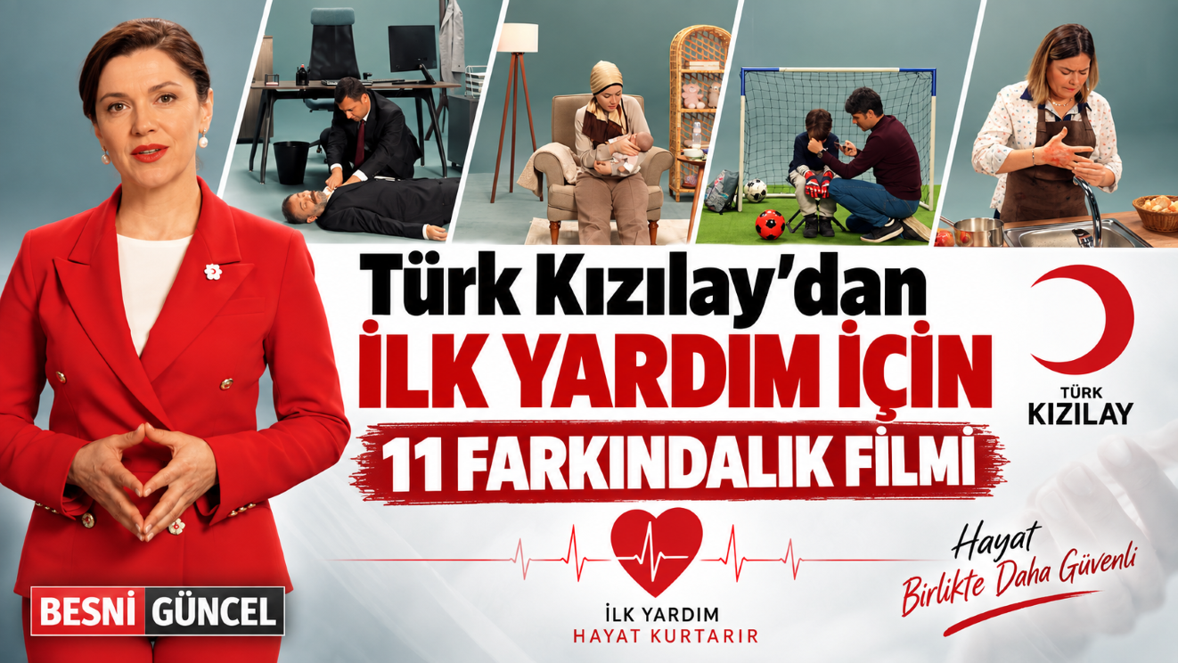 Türk Kızılay’dan 11 Yeni İlk Yardım Kamu Spotu