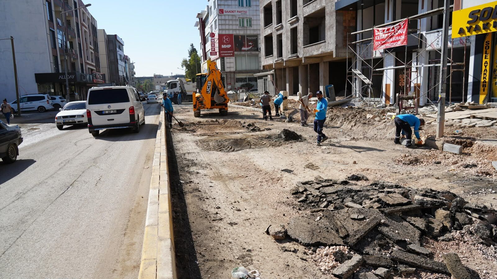 Zey Caddesi’nde Altyapı Tamamlandı, Asfalt Başladı (1)