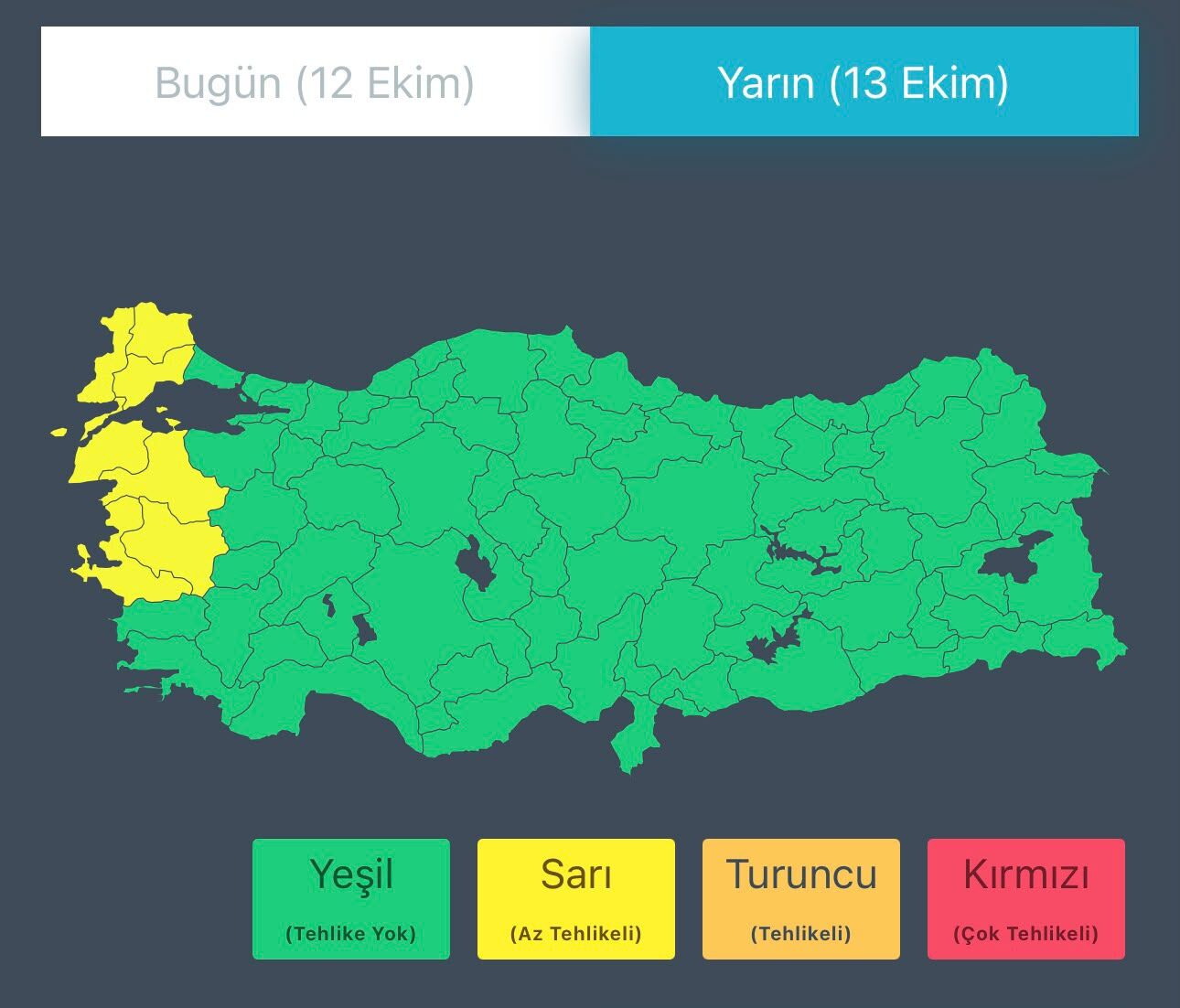 Güneydoğu Anadolu İçin Kuvvetli Yağış Uyarısı2