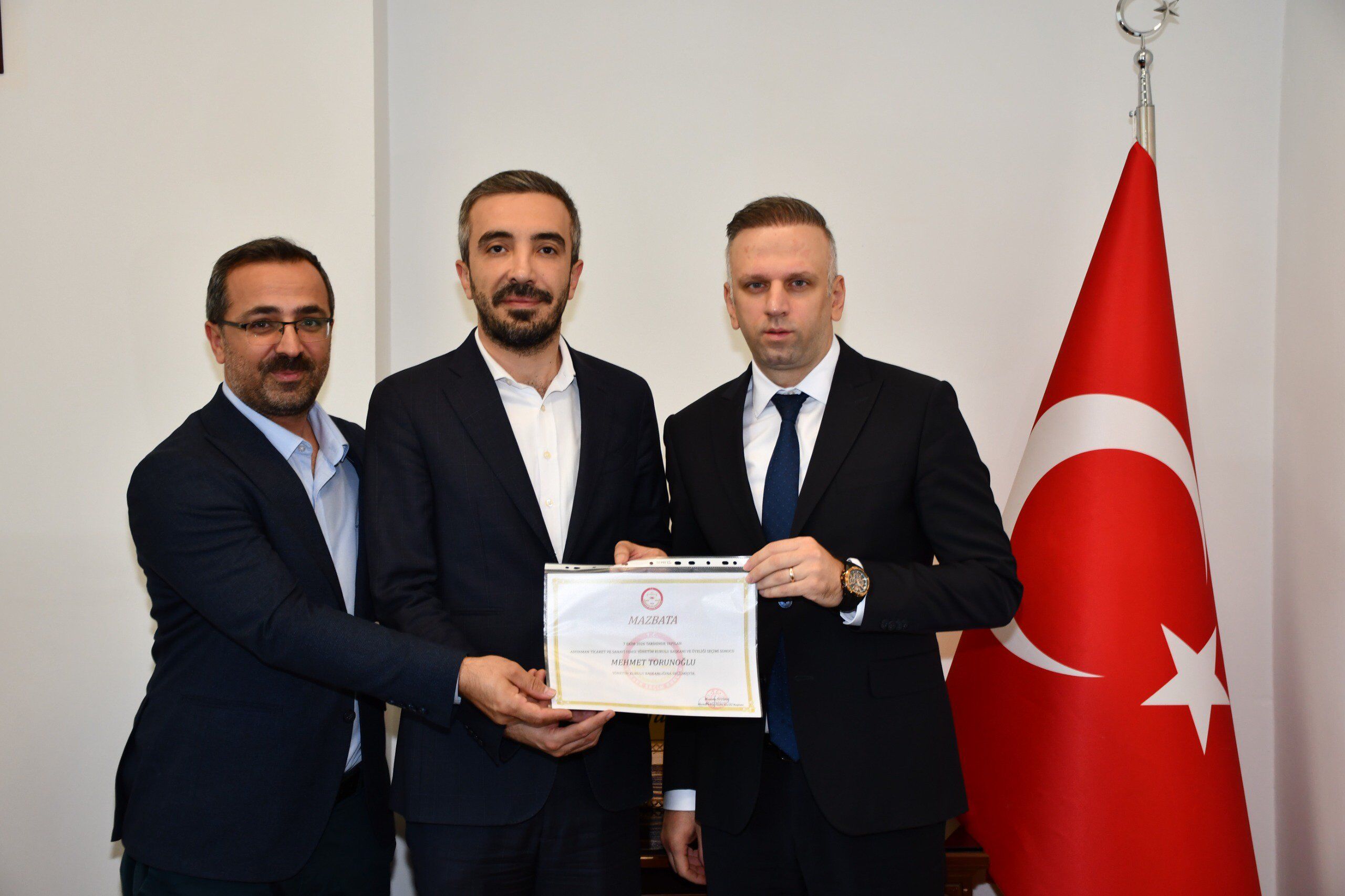 Mehmet Torunoğlu Mazbatasını Alarak Göreve Başladı-1