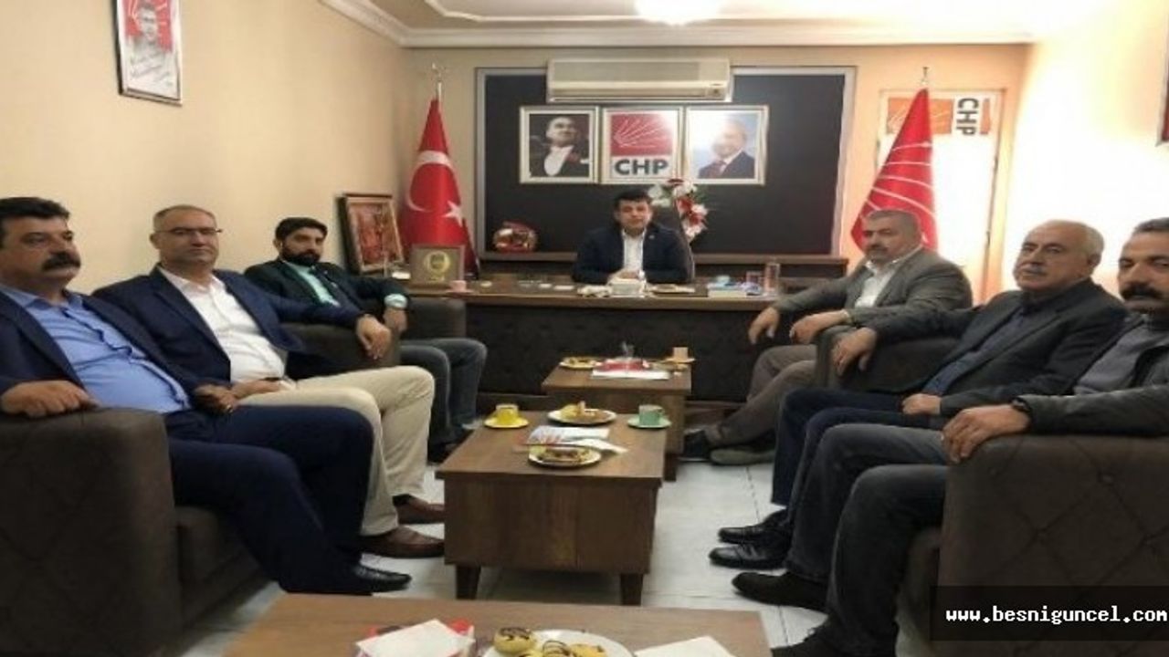 Mermerciler CHP'liler ile bir araya geldi
