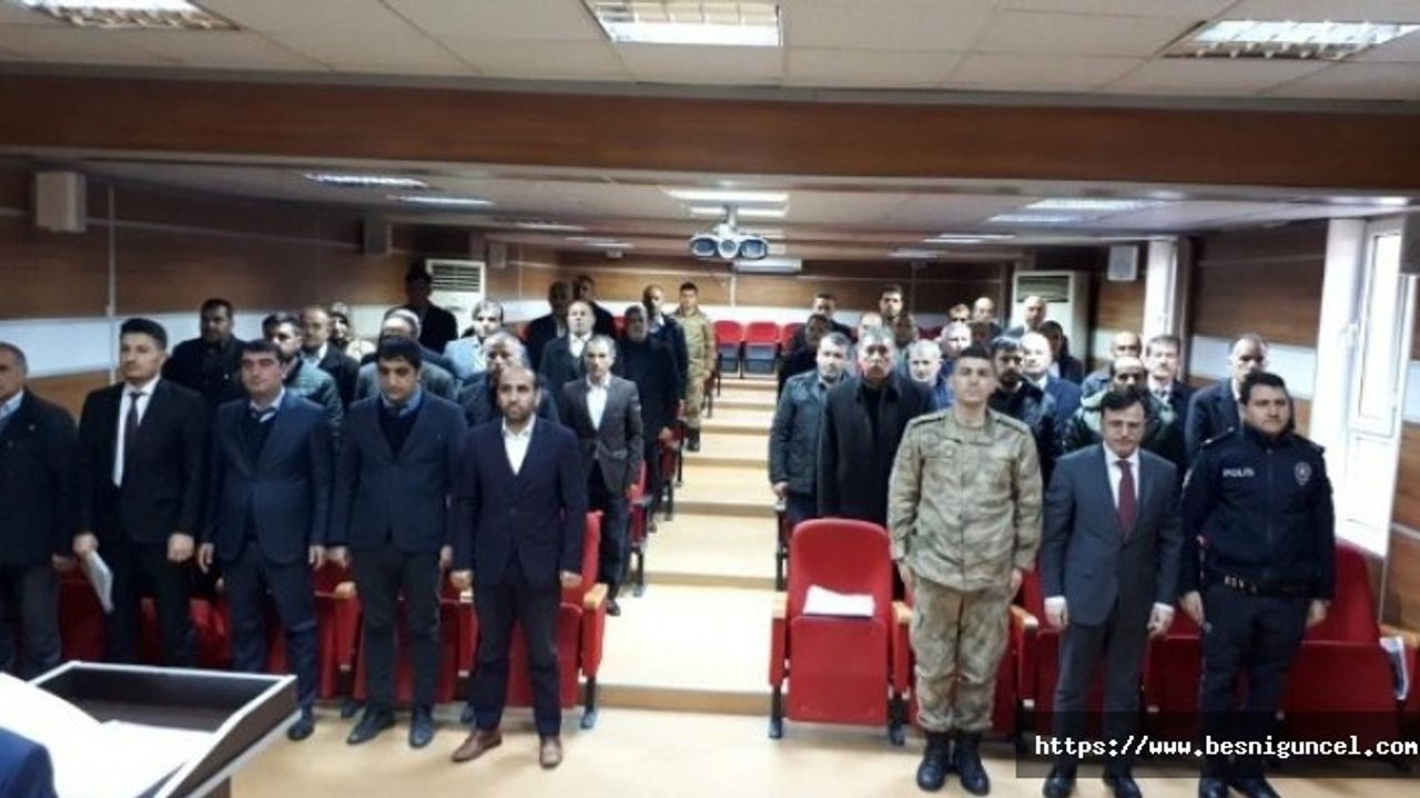 Kadına yönelik şiddetle mücadele toplantısı yapıldı
