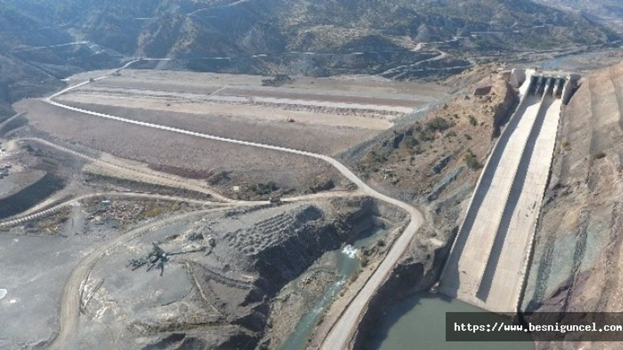 Çetintepe Barajı'nda çalışmalar devam ediyor
