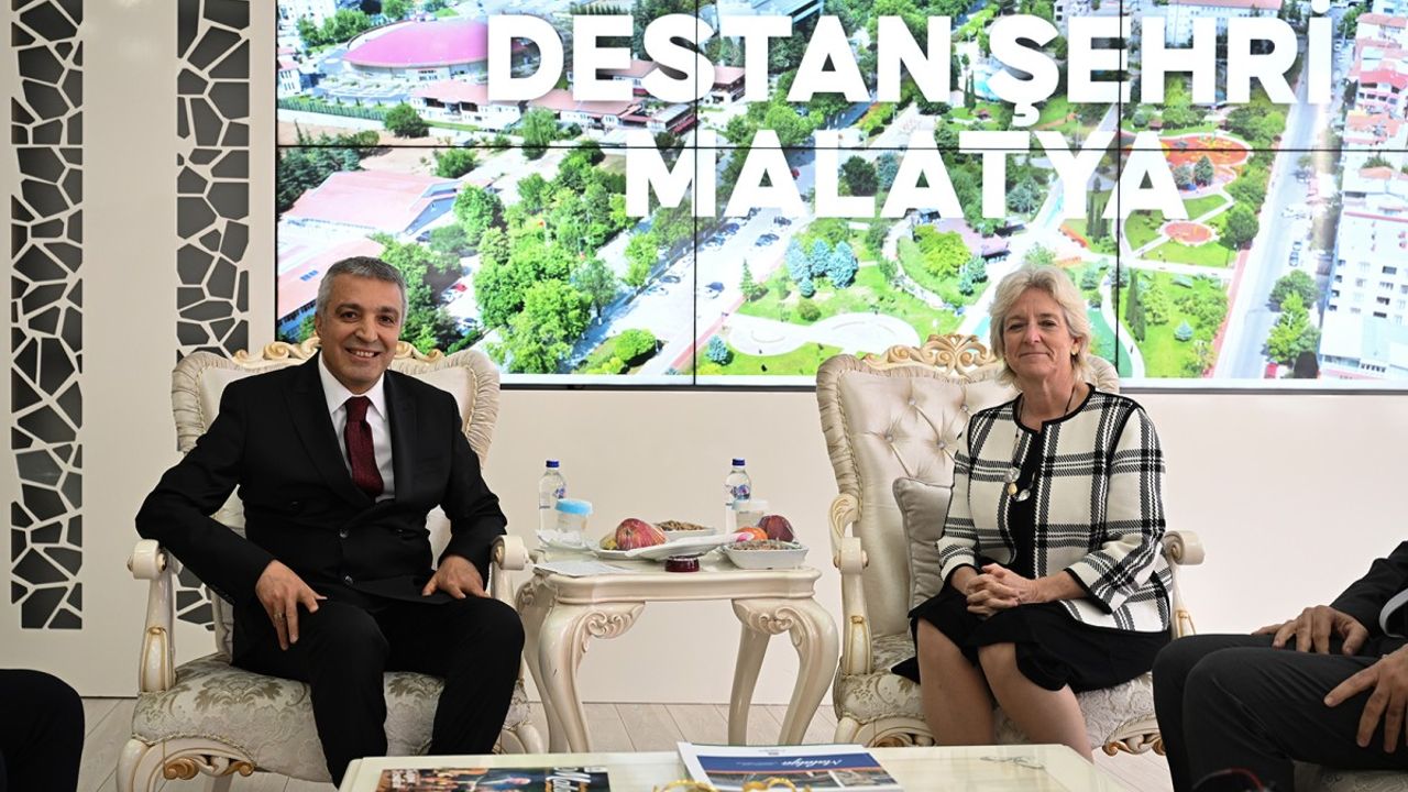 UNDP Türkiye Mukim Temsilcisi Louisa Vinton’dan Malatya'da ağırlandı 