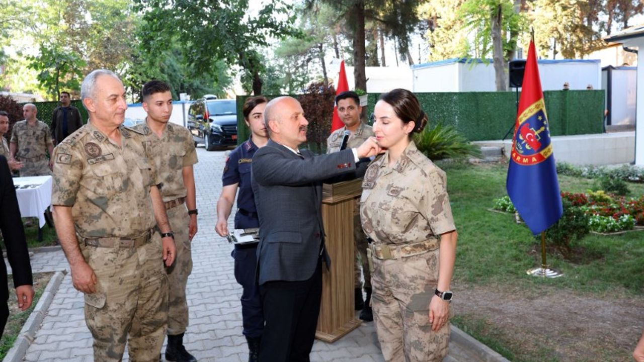 Adıyaman Jandarma’da Rütbe Terfi Heyecanı…