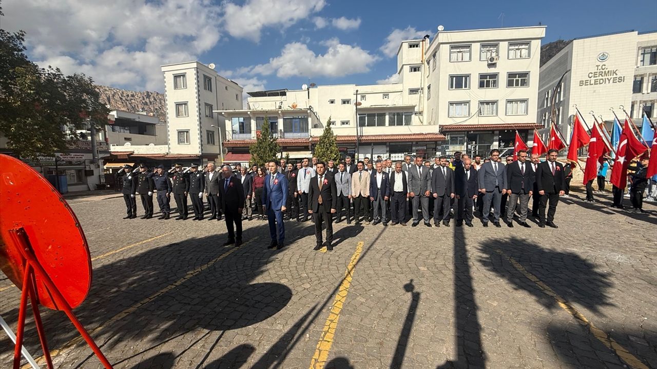 Çermik'te 29 Ekim Cumhuriyet Bayramı kutlamaları