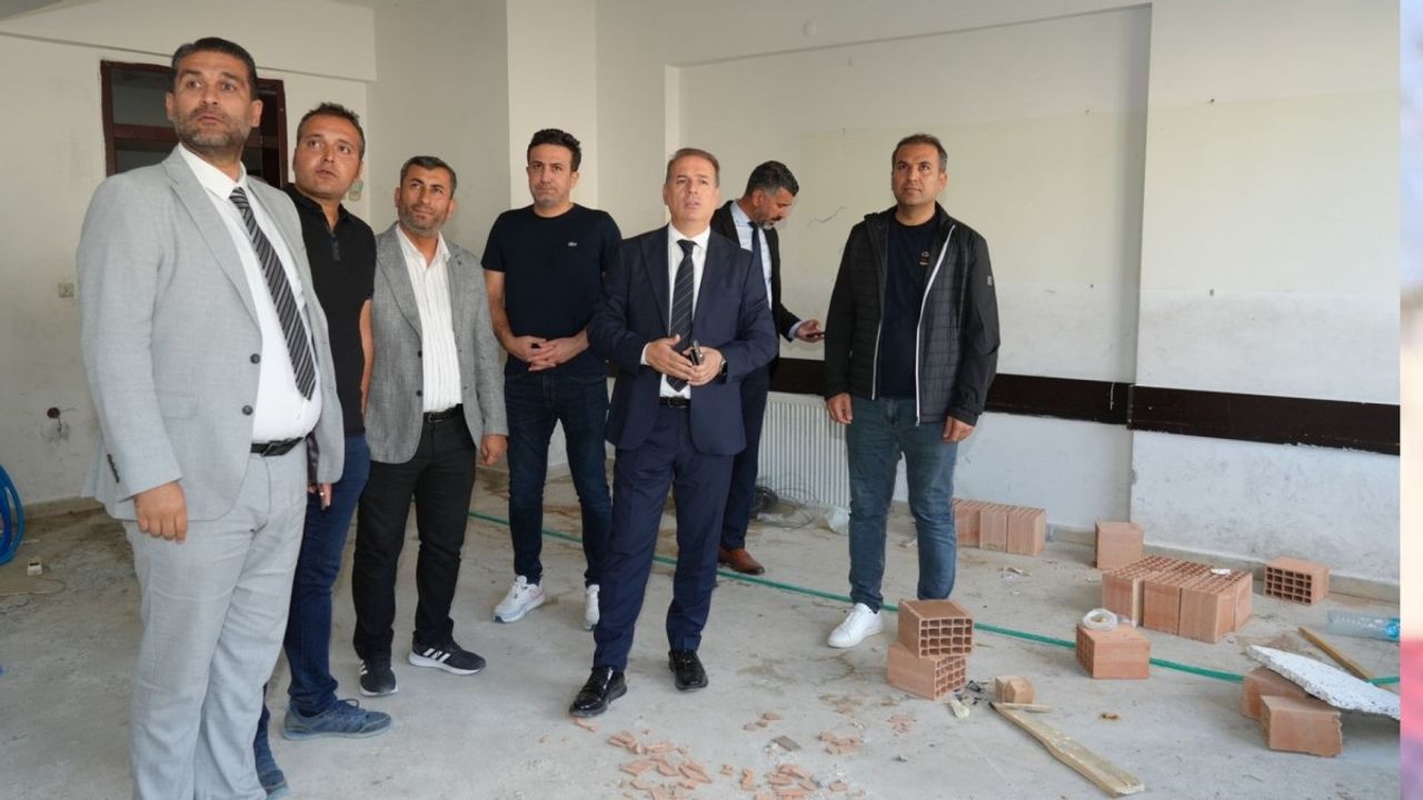 İl Millî Eğitim Müdürü Tosun'dan sahada eğitim yatırımı incelemeleri