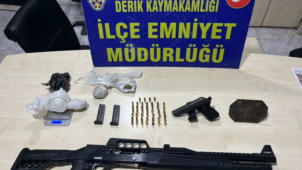 Mardin'de madde operasyonunda 2 şüpheli yakalandı