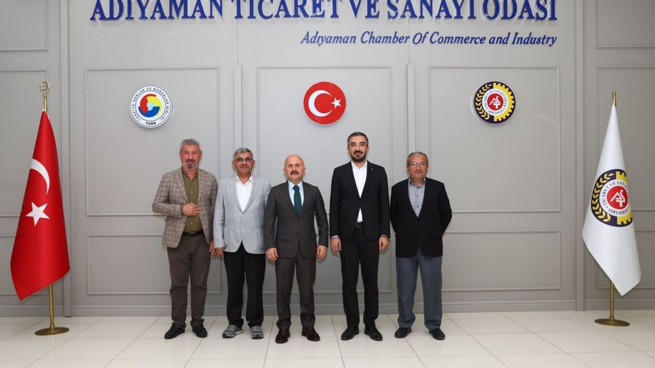 Vali Osman Varol, Adıyaman TSO'yu ziyaret etti