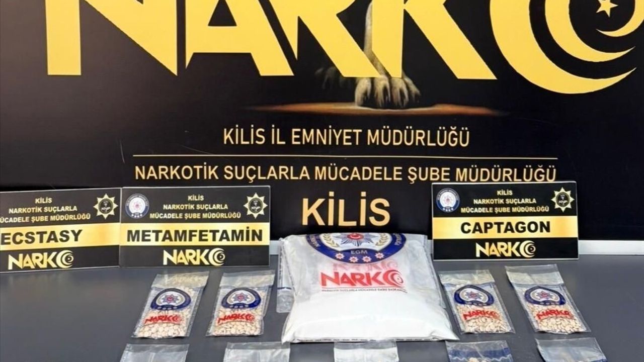 Kilis'te mezarlıkta saklanan Narkotik ele geçirildi