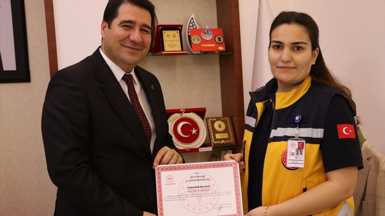 112 Personeline Hayat Kurtaran Müdahaleye Ödül