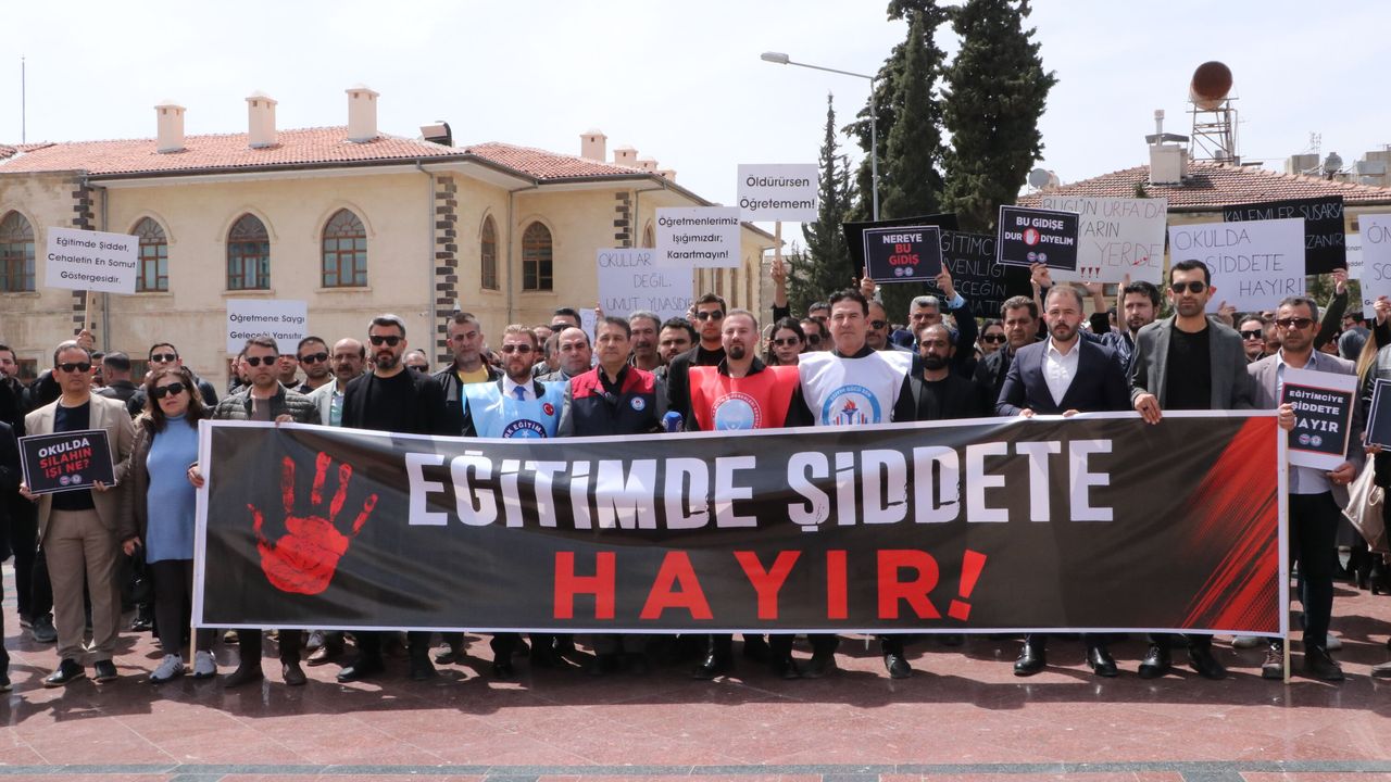 Bölgemizde Siverek'teki okula saldırı protesto edildi