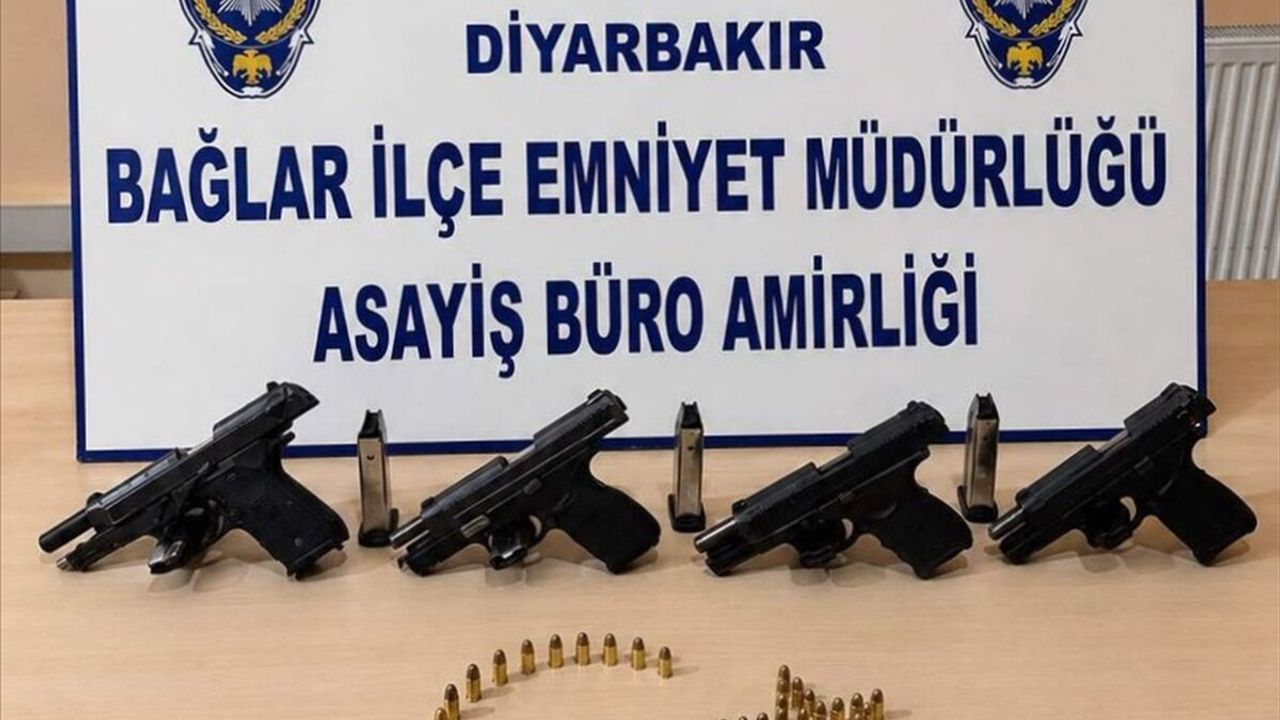 Diyarbakır'da Silahlı Kavgada 2 Kişi Tutuklandı