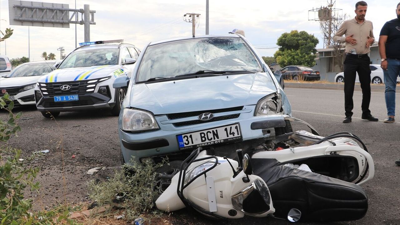 Kilis’te Motosiklet Kazasında 1'i Ağır 2 Yaralı