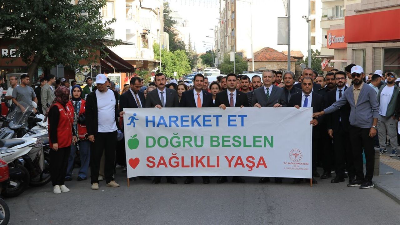 Kilis'te sağlıklı yaşam yürüyüşü düzenlendi