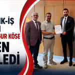 Öz Sağlık-İş Başkanı Mustafa Uğur Köse Mazbatasını Aldı