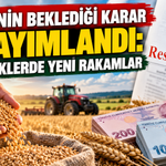 Çiftçinin Beklediği Karar Yayımlandı: Desteklerde Yeni Rakamlar