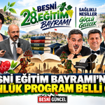 28. Besni Eğitim Bayramı Programı Açıklandı