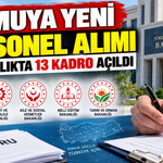 Kamuya Yeni Personel Alımı: 5 Bakanlıkta 13 Kadro Açıldı