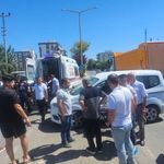 Adıyaman’da Motosiklet ile Hafif Ticari Araç Çarpıştı