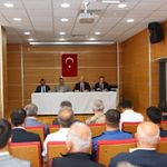 Gerger'de Vali Küçük ve Vekil Şan'dan Muhtarlarla Toplantı