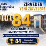 Merinos Fen Lisesi’nden 84 Öğrenci Üniversitede.
