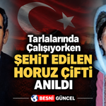 Tarlalarında Çalışıyorken Şehit Edilen Çift Anıldı