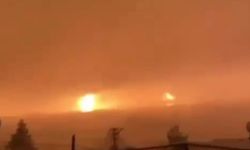Deprem sırasında Adıyaman’da gölden alevler yükseldi
