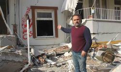 Depremde alt katı çöken binaya girip anne ve ablasını kurtardı