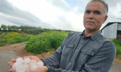Adıyaman’a ceviz büyüklüğünde dolu yağdı