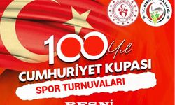 Besni'de 100. Yıl Cumhuriyet Kupası Spor Turnuvaları Başlıyor.