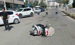 Otomobil ile motosiklet çarpıştı: 1 yaralı