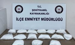 14 kilo metamfetamin ele geçirildi