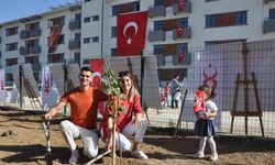 Sason’da jandarma personeli hatıra meyve bahçesi oluşturdu