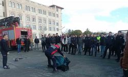 Siirt’te yangın ve bina tahliye tatbikatı yapıldı