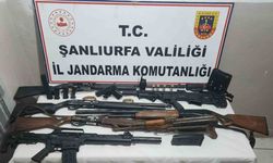 Siverek’te Jandarma Silah ve Esrar Ele Geçirdi