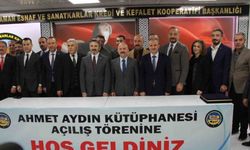 Bakan Yardımcısı Ahmet Aydın adına kütüphane açıldı