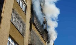 Kilis’te 5 katlı binada çıkan yangın korkuttu