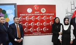 Şırnak’ta şehit bebekler adına oyuncak ve kütüphane açıldı