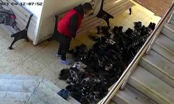 Adıyaman'da terlikle gelip ayakkabı çalan şahıs yakalandı