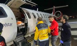 3 aylık bebek ambulans uçak ile Konya’ya sevk edildi
