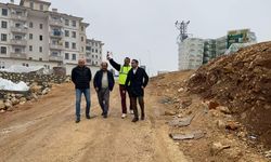 Ali Erdemoğlu Mahallesindeki Deprem Konutların Çalışmalar Devam ediyor